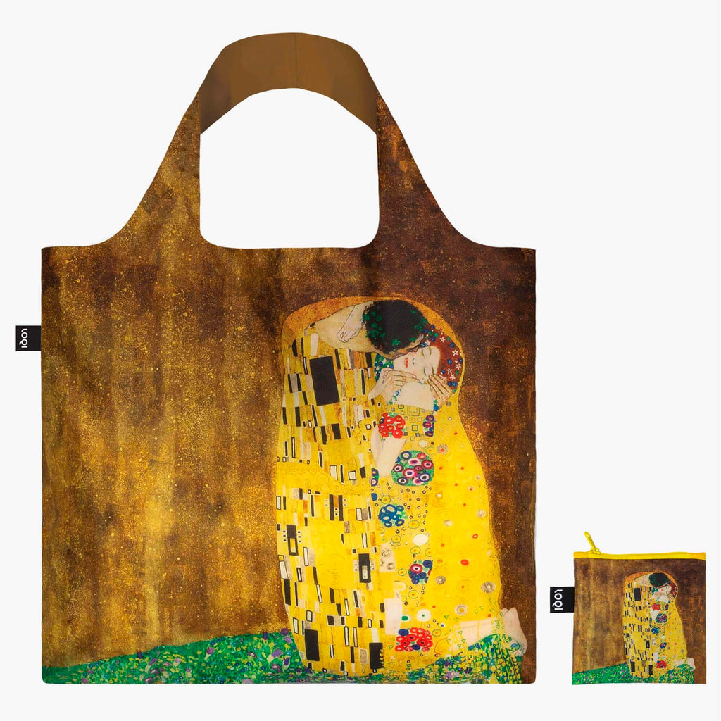 Gustav Klimt Resusable Shopping Bag with pouch.
