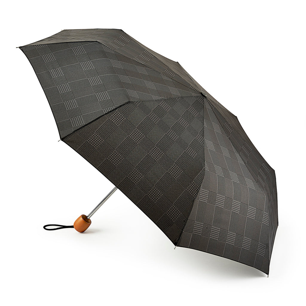 Hackney-2 Smokey Grey Check Umbrella.