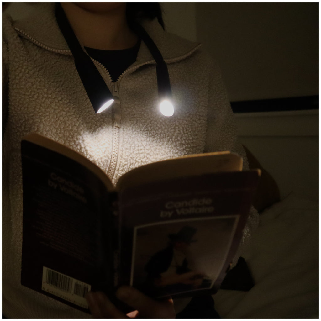 Hands Free Book Light front view.