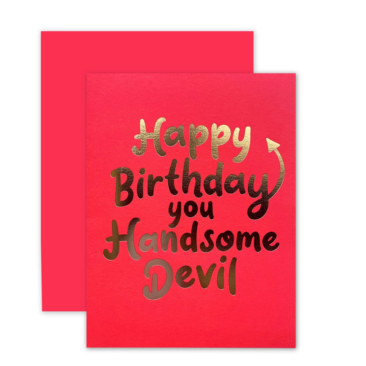 Handsome Devil Birthday Card | The Social Type – Outer Layer
