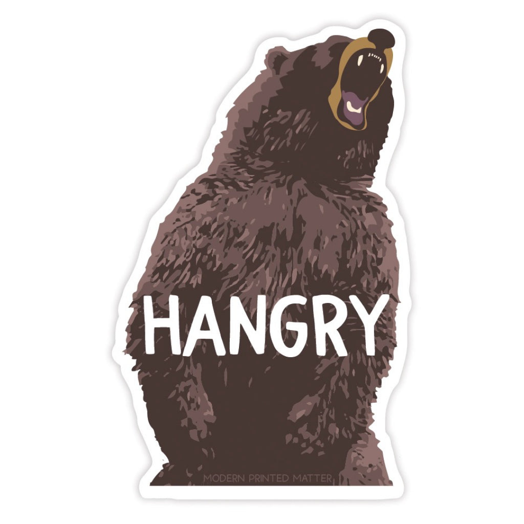 Hangry Bear Sticker