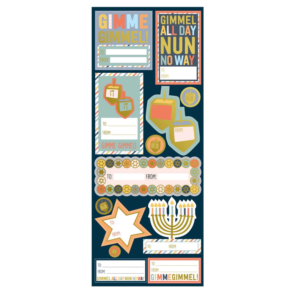 Hanukkah Gelt Sticker Labels