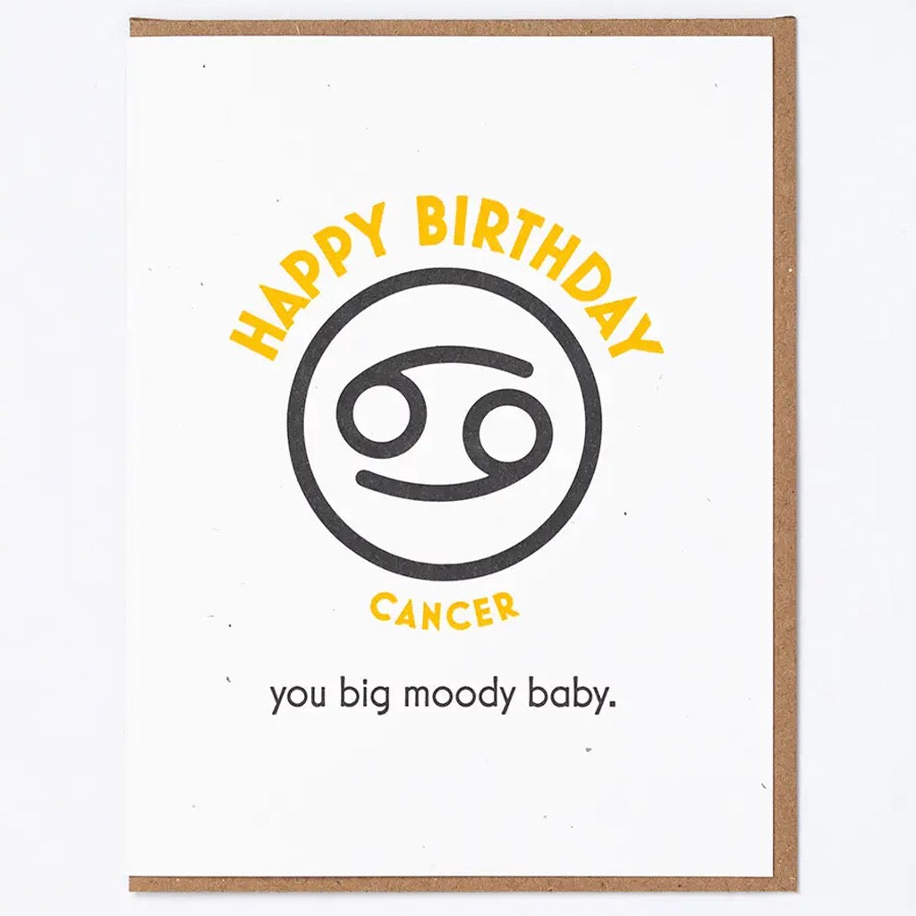 Happy Birthday Cancer Card
