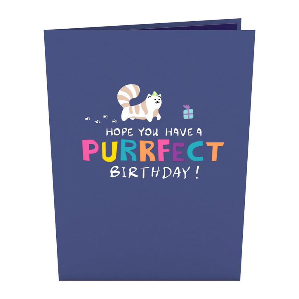 Happy Birthday Cats 3D Pop Up Card Front