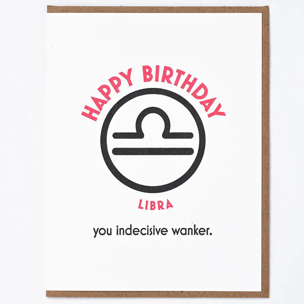 Happy Birthday Libra Card