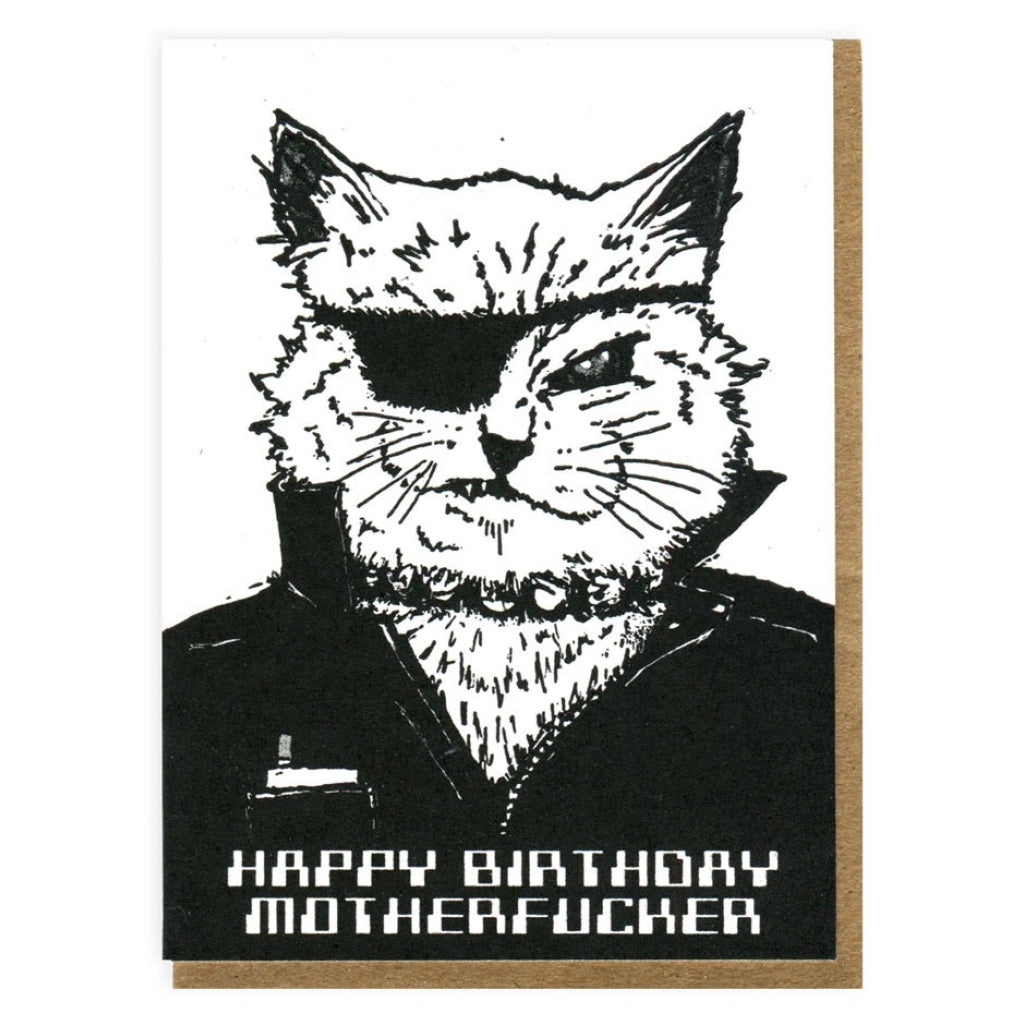 Happy Birthday Motherfucker Card