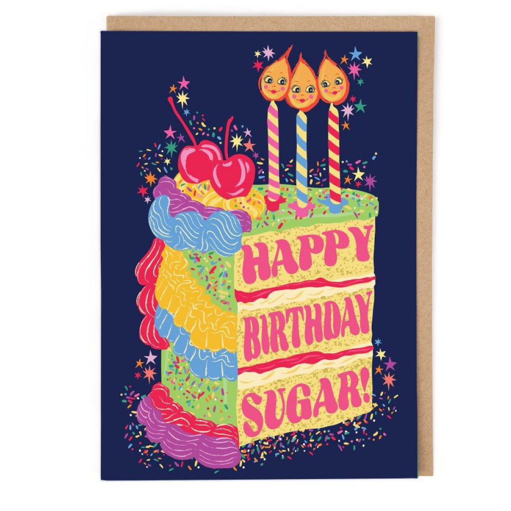Happy Birthday Sugar Card.