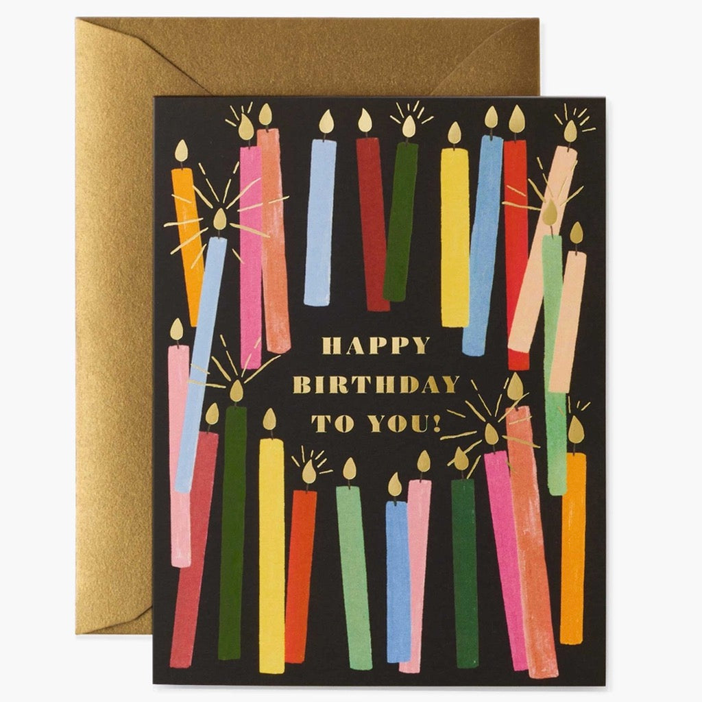 Happy Birthday To You Candles Card.