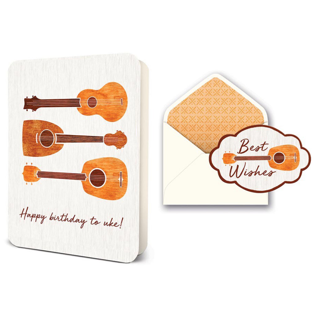 Happy Birthday Uke Birthday Card.