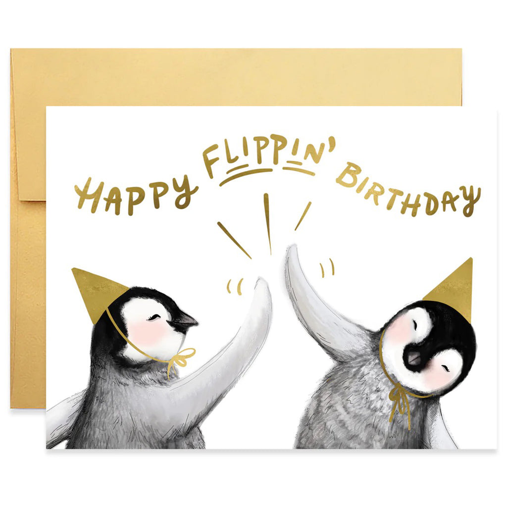 Happy Flippin' Birthday Seals Card.