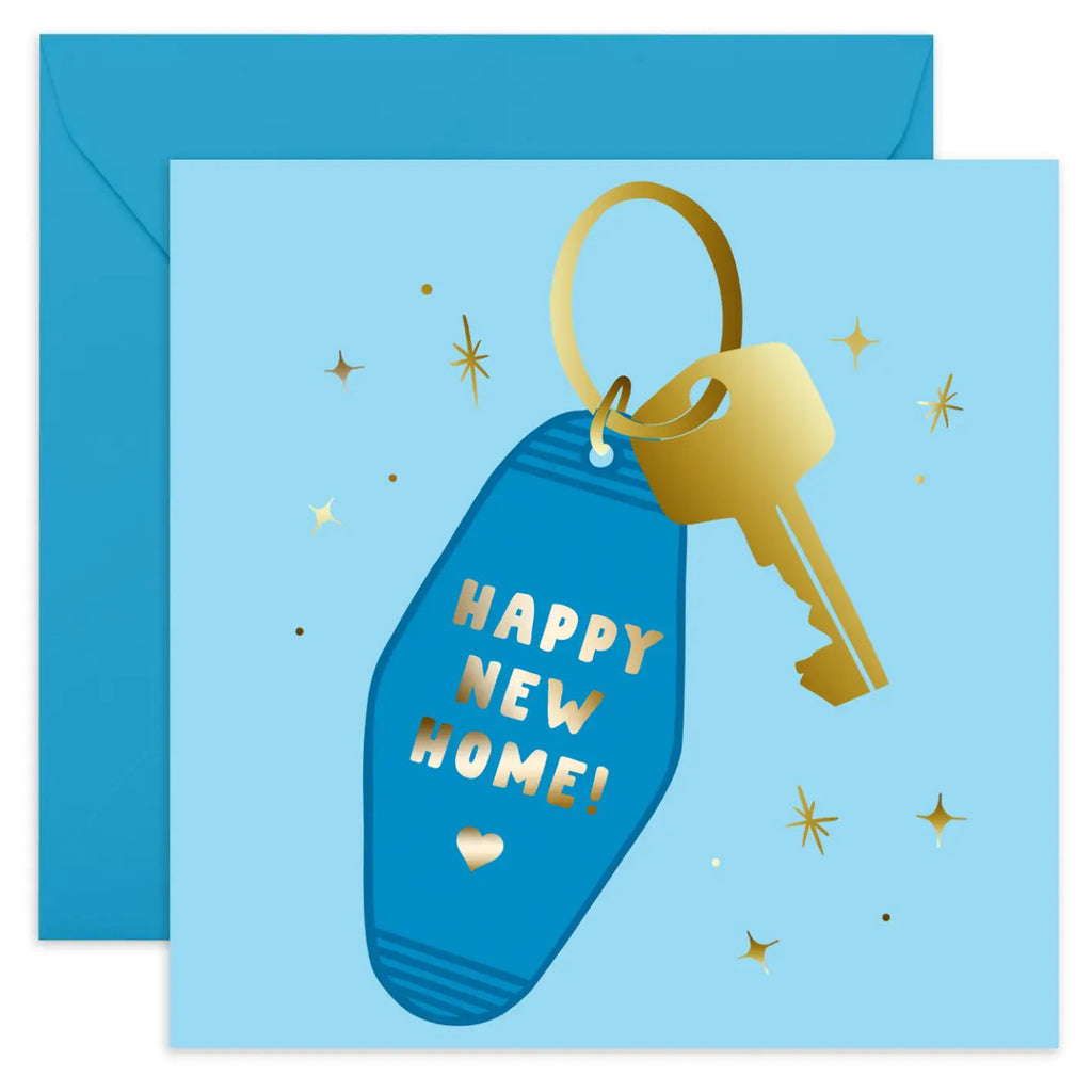 Happy New Home Keys Card.