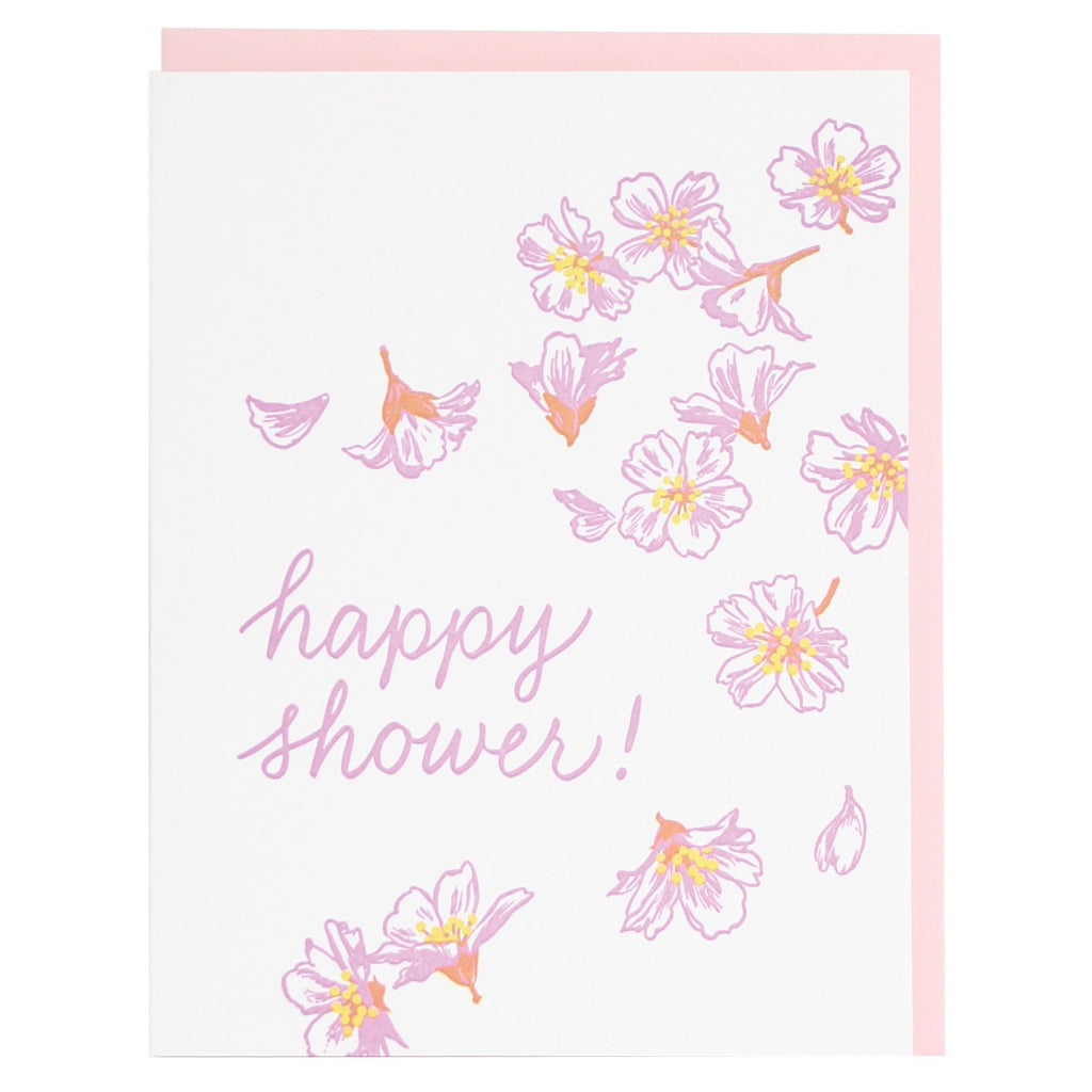 Happy Shower Blossoms Card