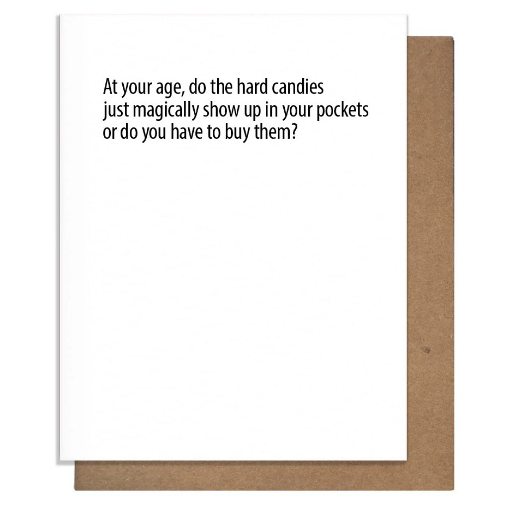 Hard Candies In Pocket Birthday Card