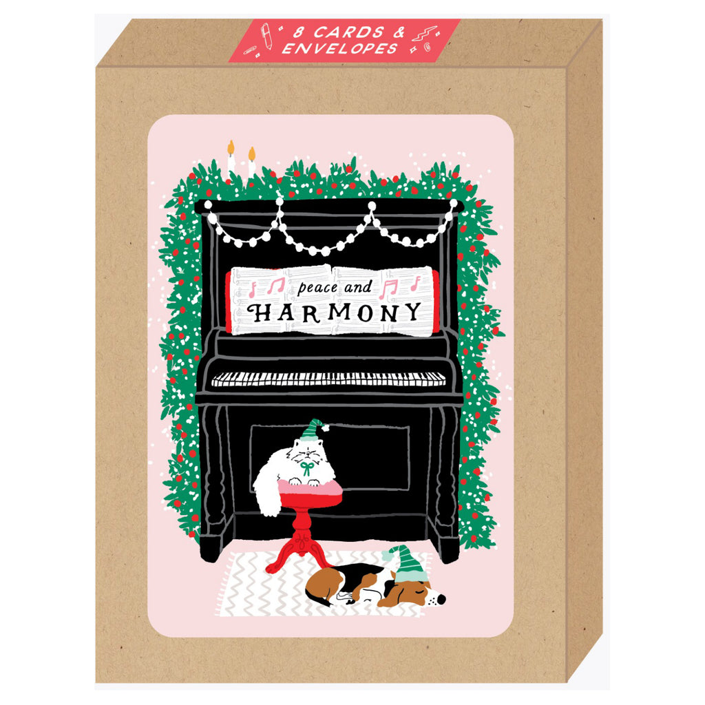 Harmony Piano Boxed Holiday Cards