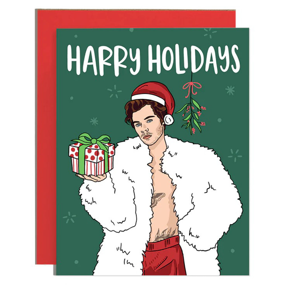 Harry Styles Harry Holidays Christmas Card.