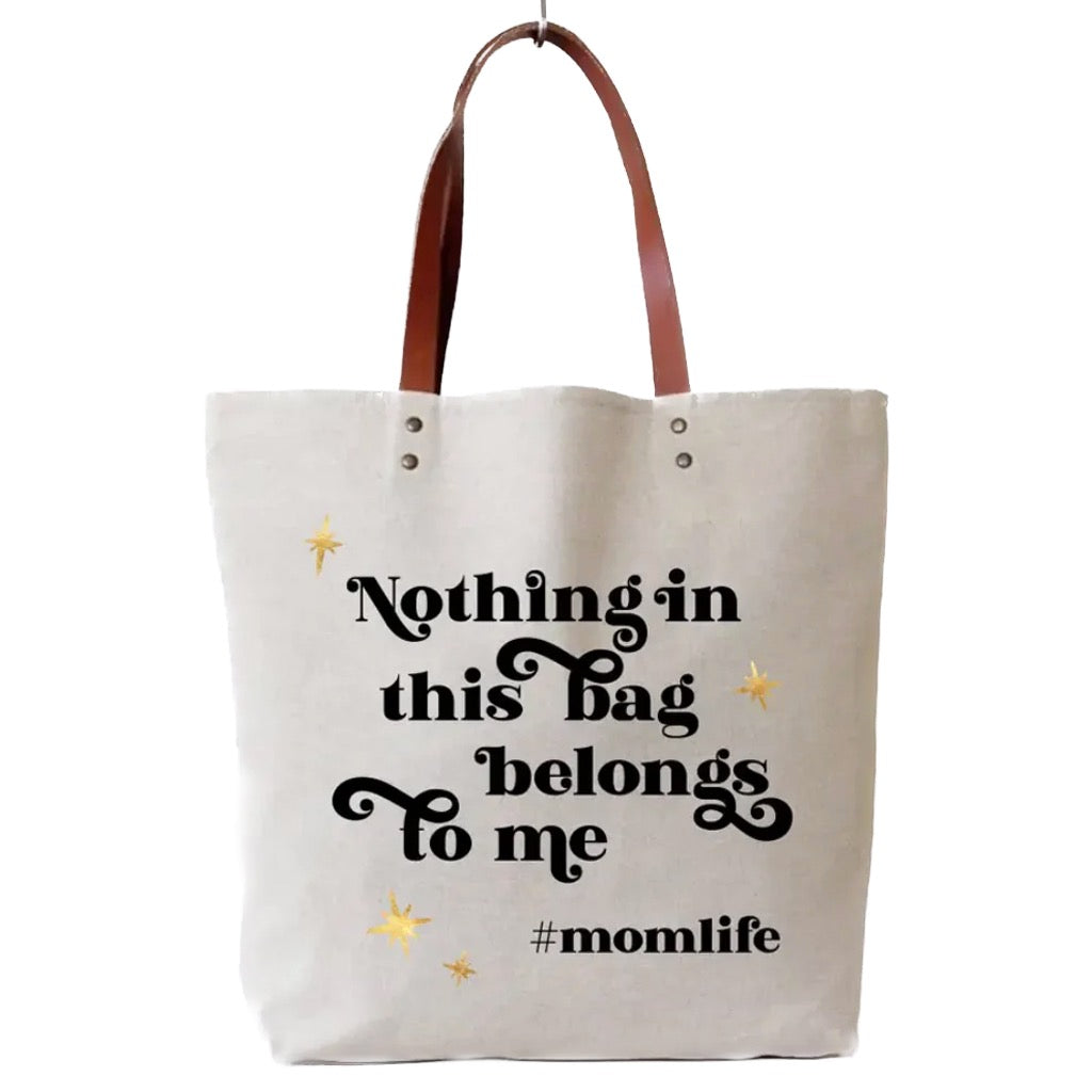 Hashtag Mom Life Tote Bag.