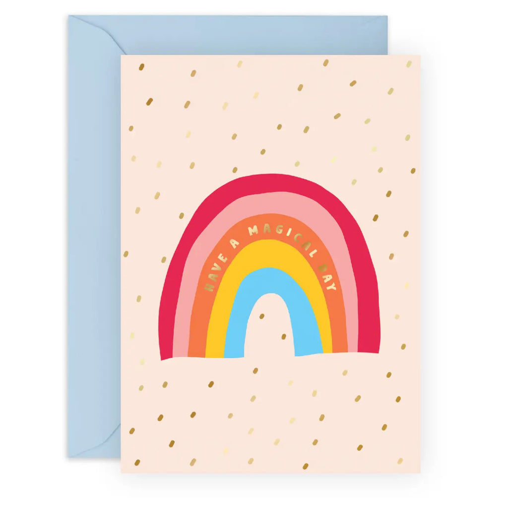 Have A Magical Day Rainbow Card.