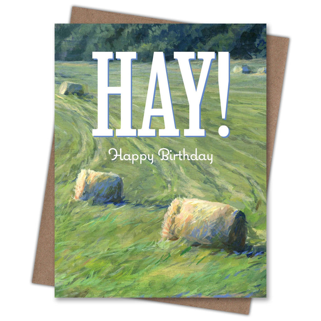 Hay! Birthday Card with envelope.