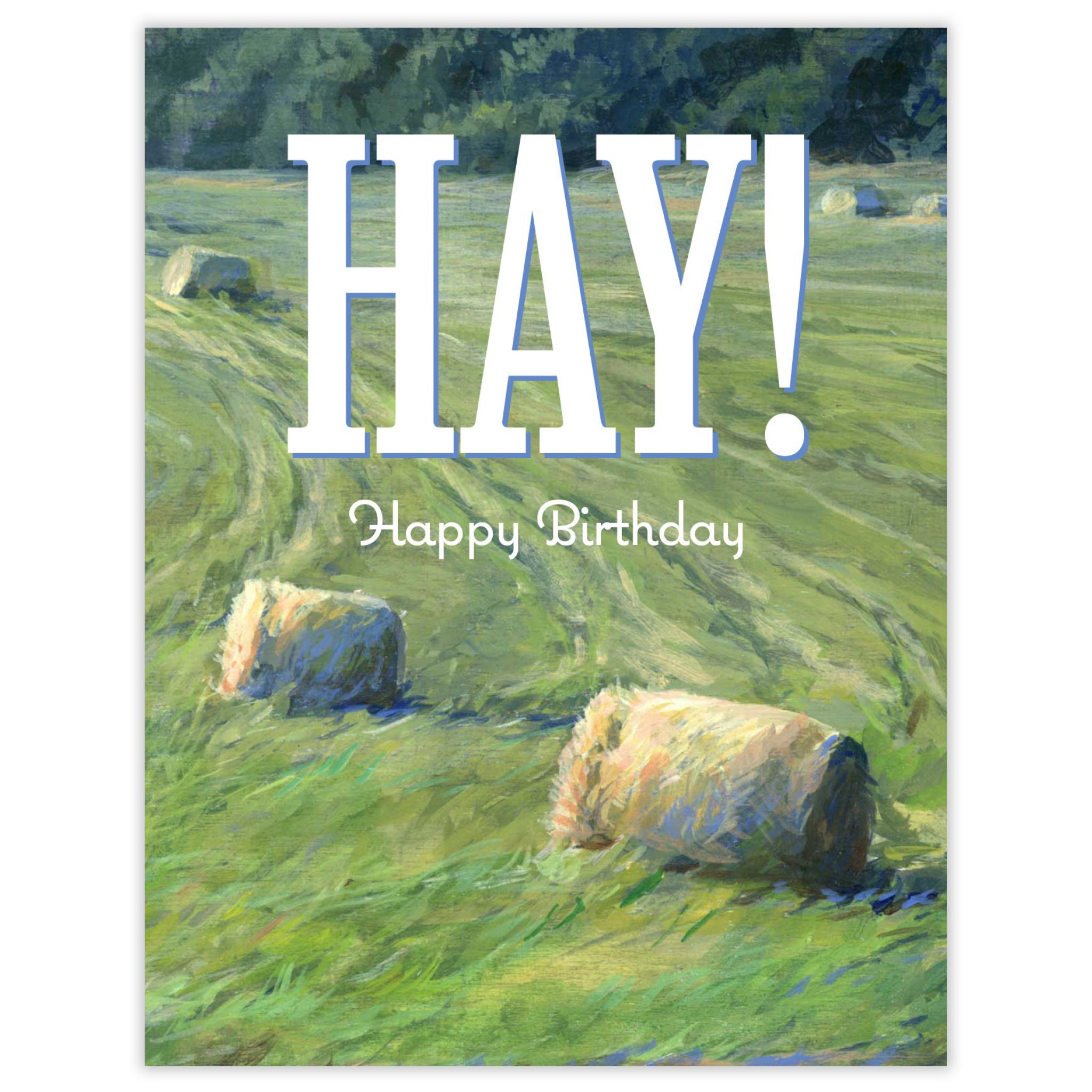 Hay! Birthday Card | Waterknot Outer Layer Hay! Birthday Card | Waterknot Outer Layer