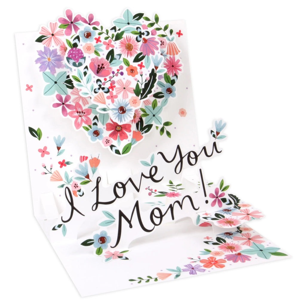 Heart For Mom Mothers Day Pop-Up Card
