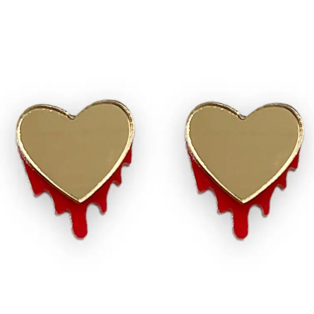 Heart Melt Earrings.
