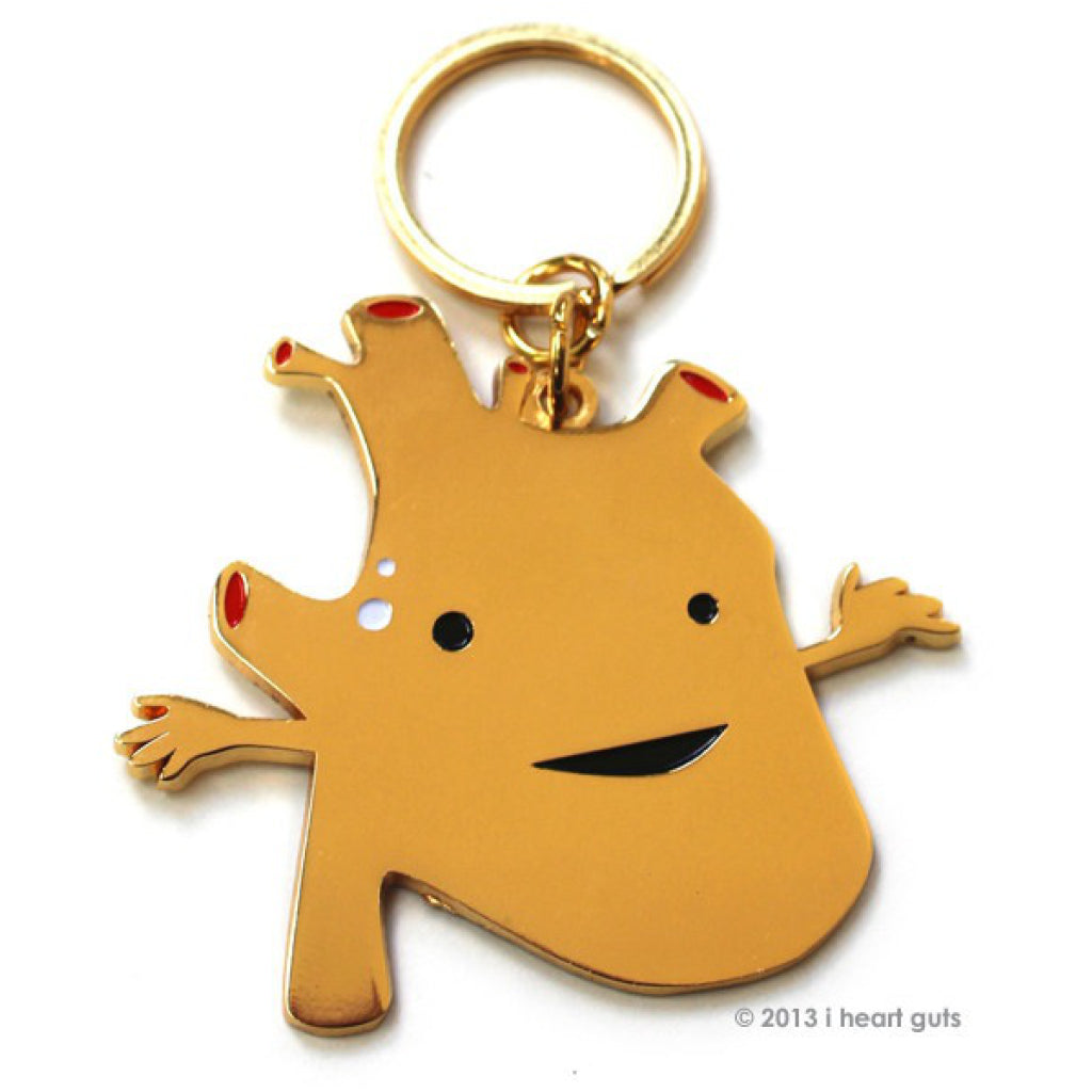 Heart of Gold Key Chain