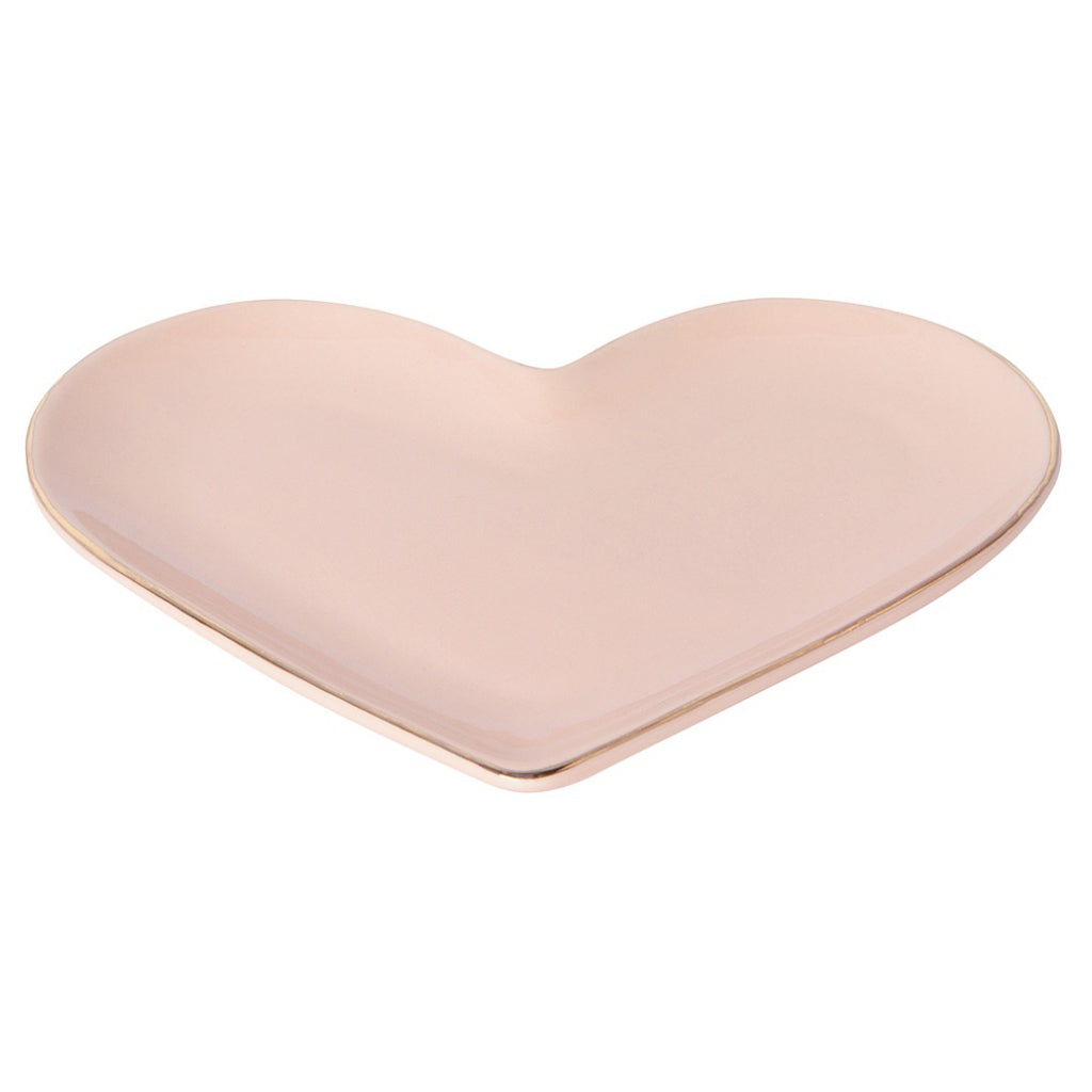 Heart Shaped Dish Side View