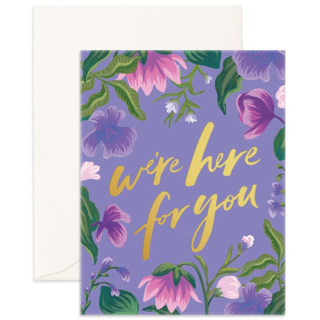 Here For You Card