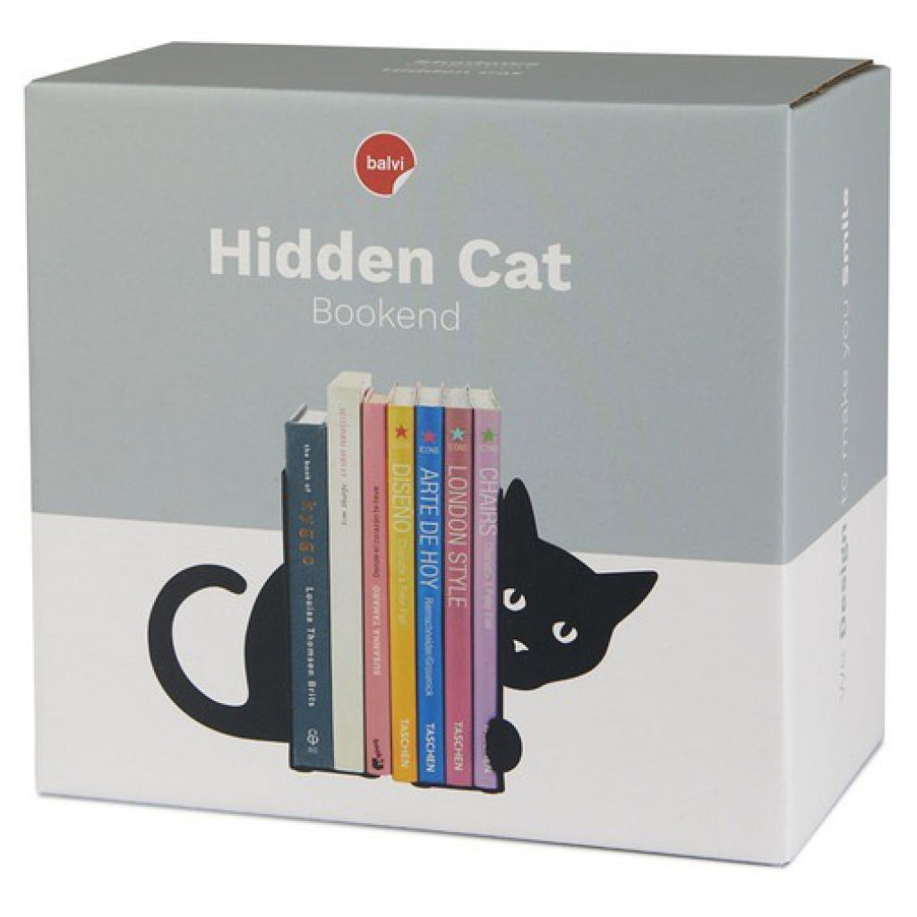 Hidden Cat Bookends packaging.