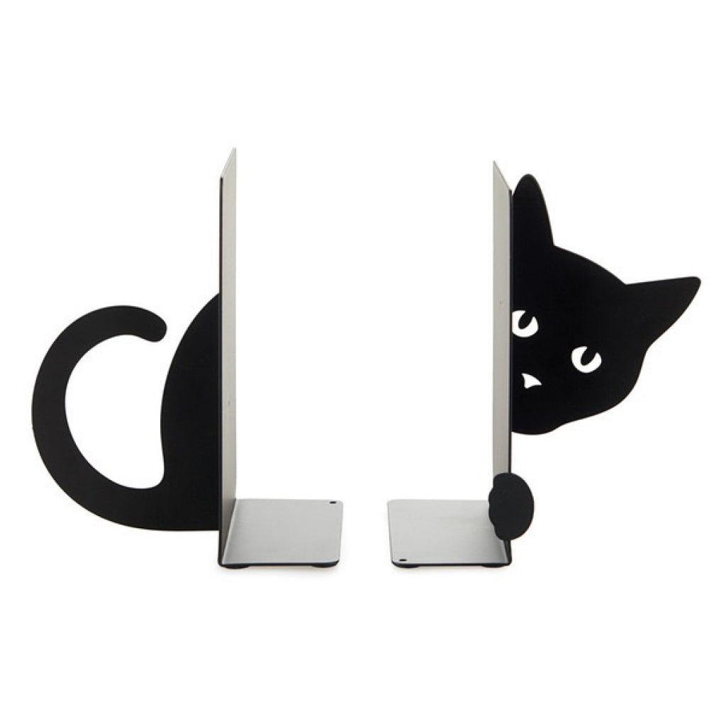 Hidden Cat Bookends.