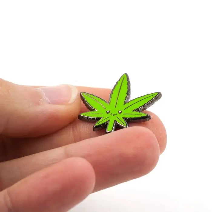High There Enamel Pin Lifestyle