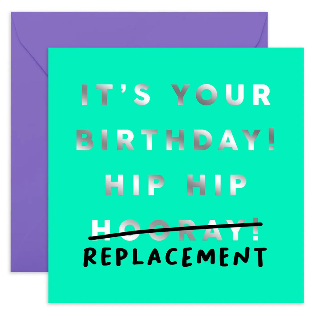 Hip Hip Replacement Card.