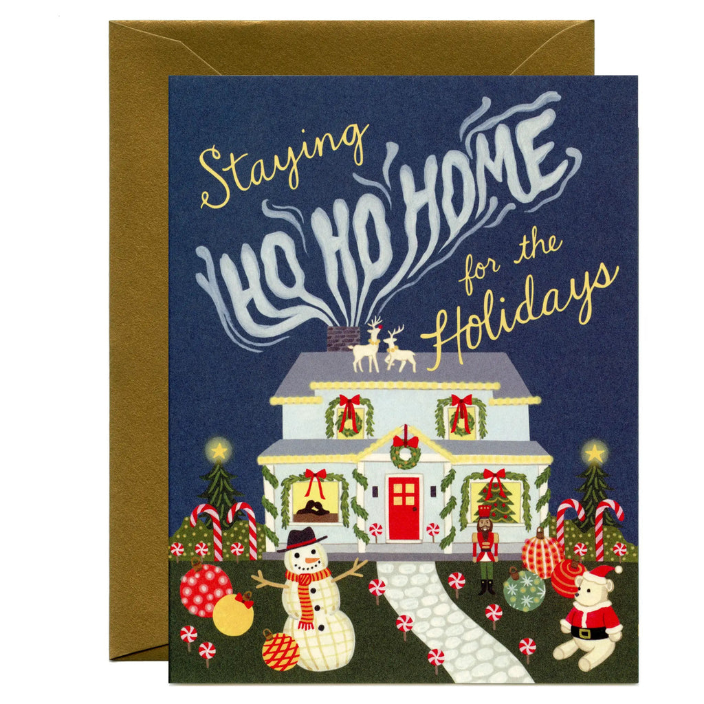 Ho Ho Home For The Holidays Card