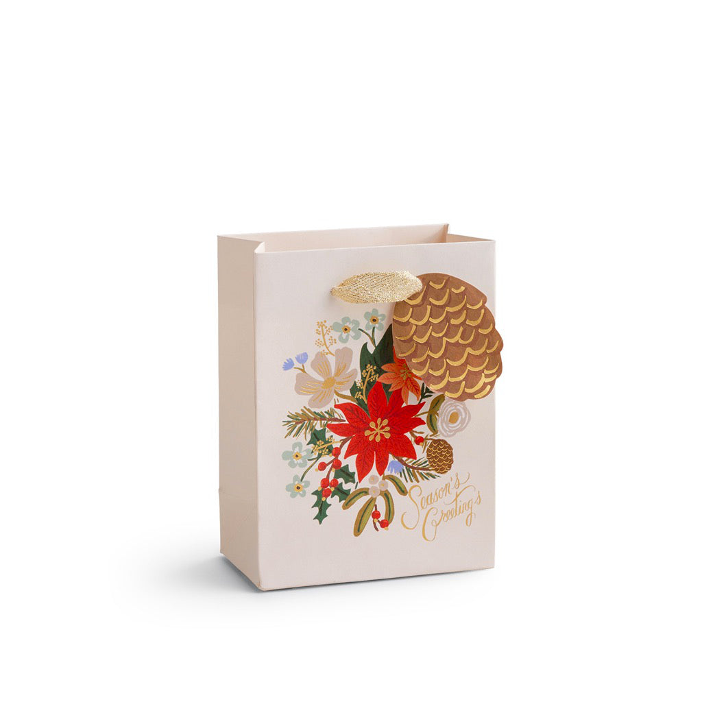Holiday Bouquet Small Gift Bag.