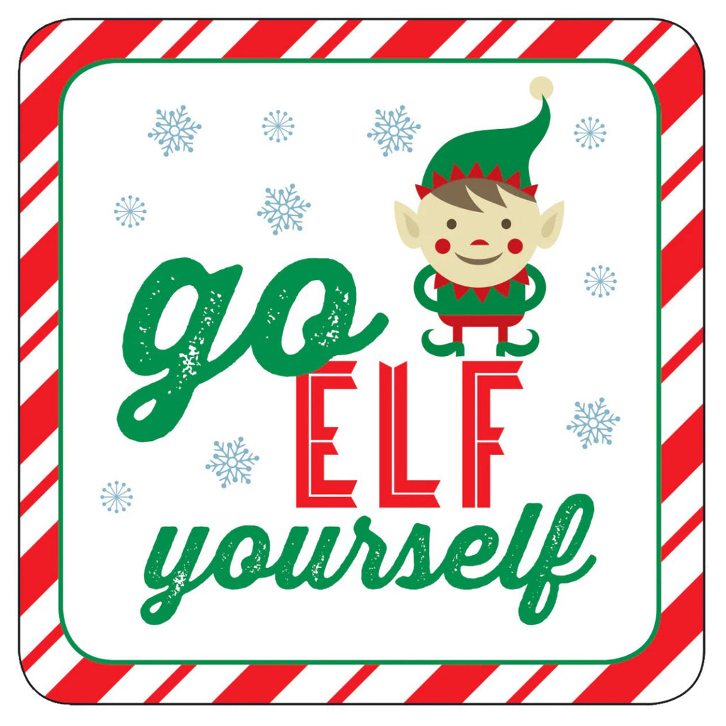 Holiday Coasters Go Elf yourself