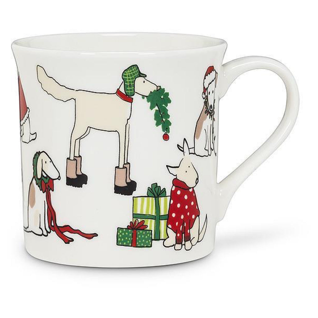 Holiday Dogs Mug.