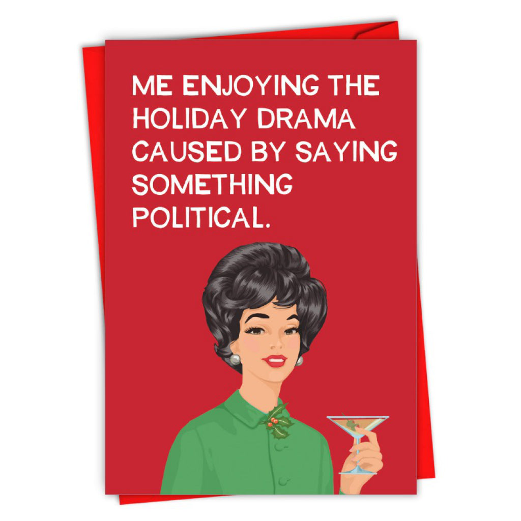 Holiday Drama Card