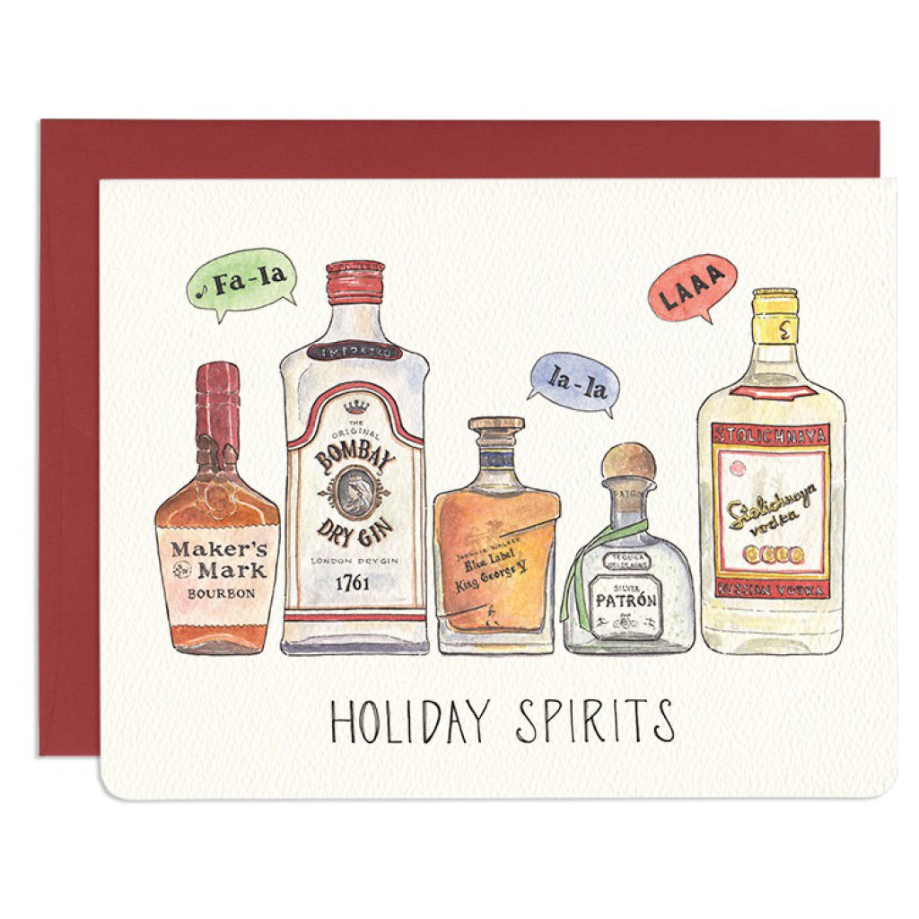 Holiday Spirits Boxed Cards Set of 8