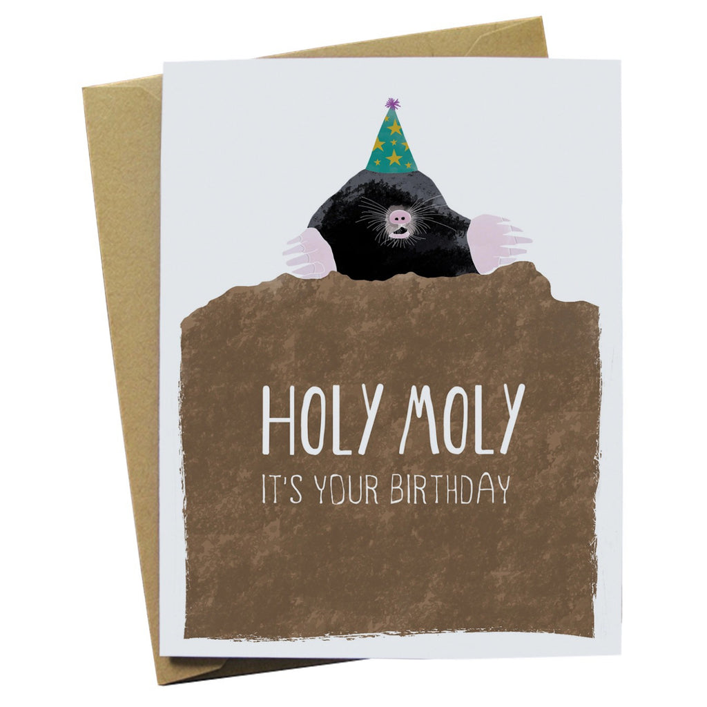 Holy Moly Its Your Birthday Card