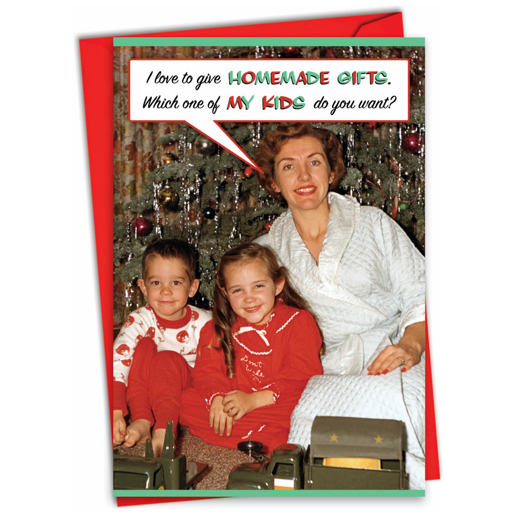Homemade Gifts Christmas Card.