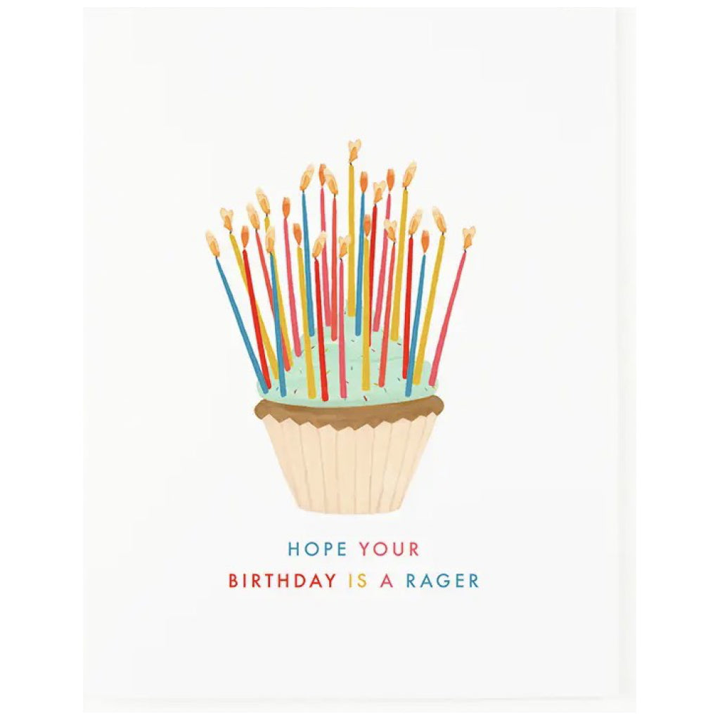 Hope Your Birthday is a Rager Card.