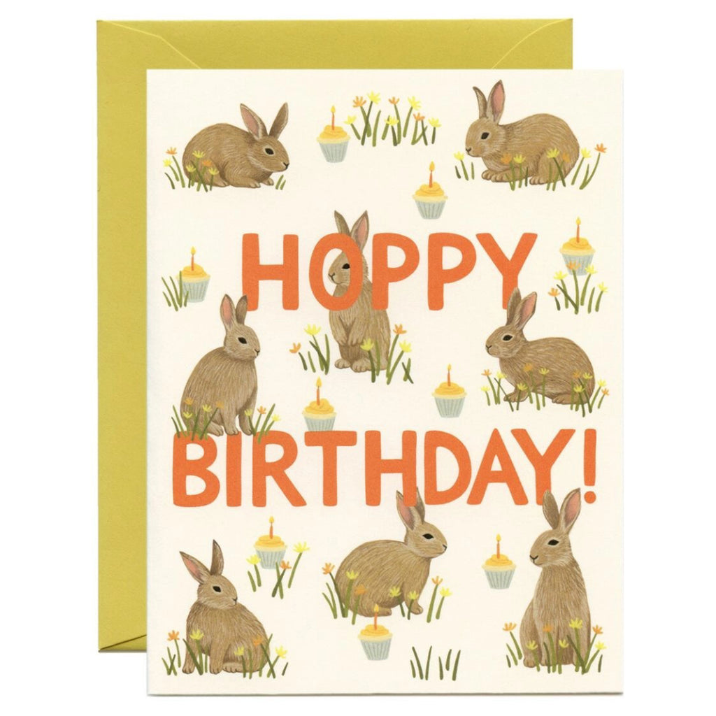 Hoppy Birthday Bunnies Card