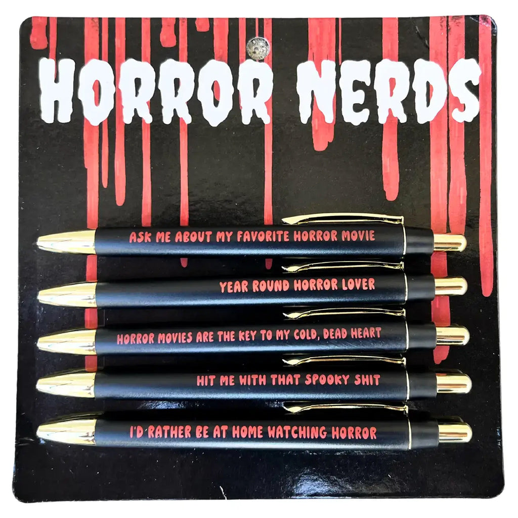 Horror Nerds Pen Set.