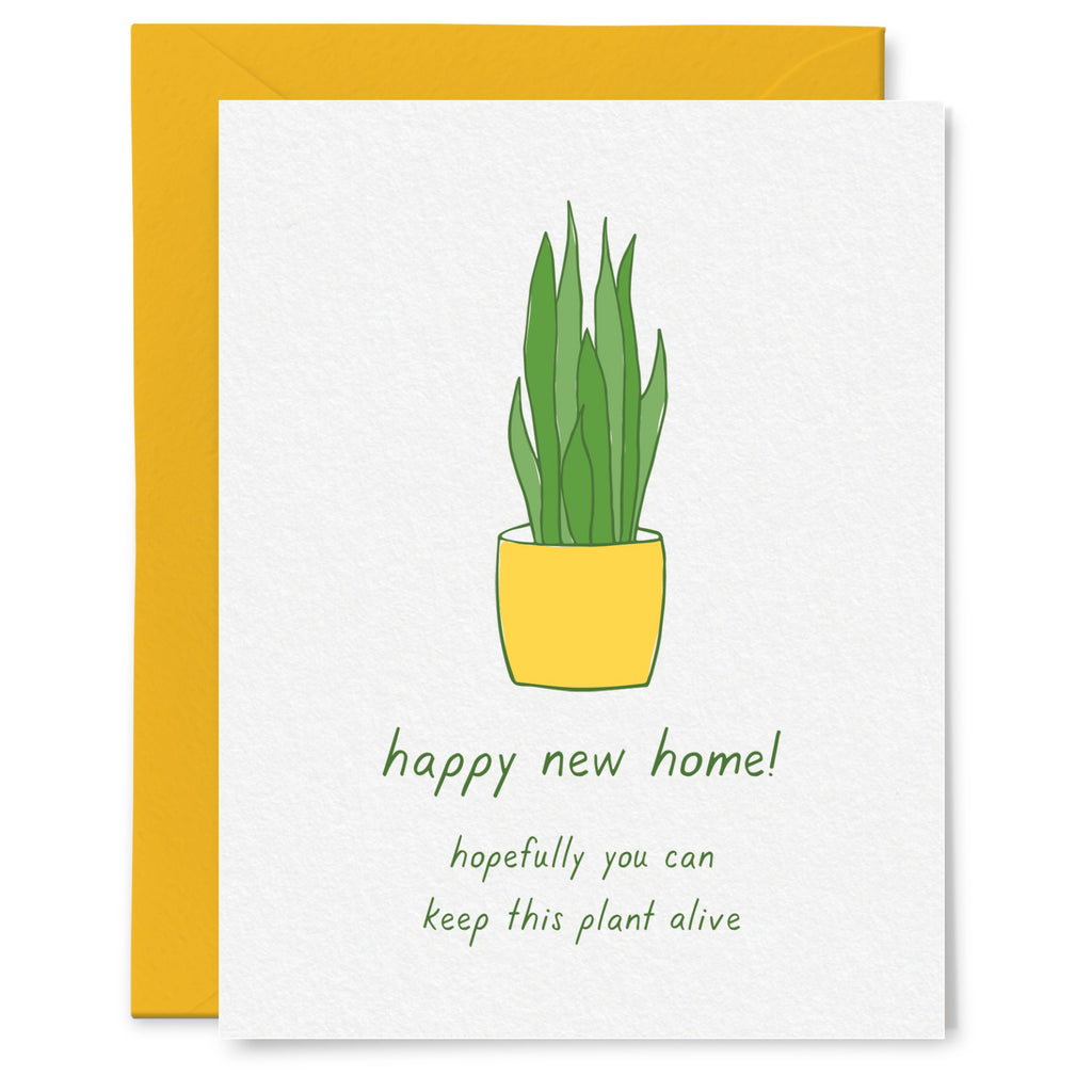 Housewarming New Plant Card