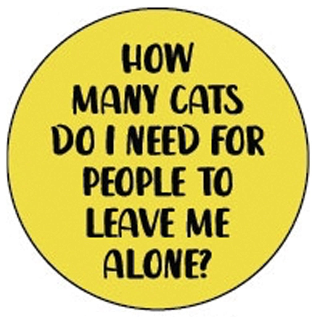 How Many Cats Button.