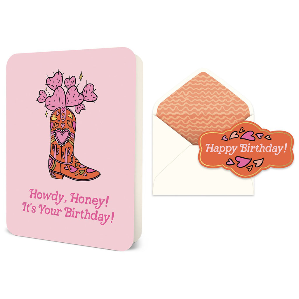 Howdy, Honey Birthday Card.