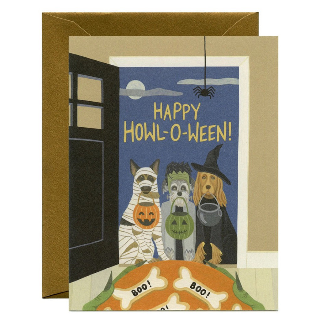 Howl-O-Ween Dogs Card
