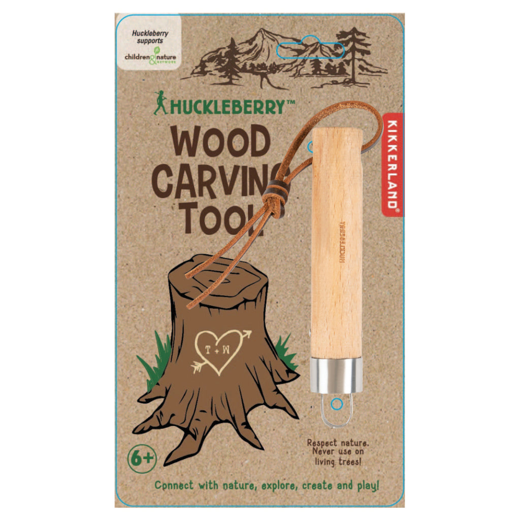 Huckleberry Wood Carving Tool Packaging