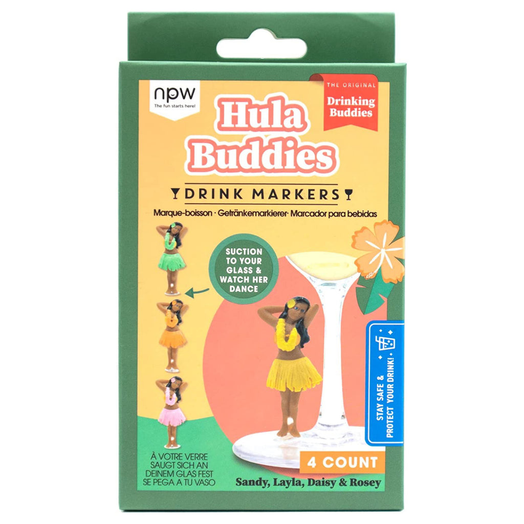 Hula Girls Drinking Buddies packaging.