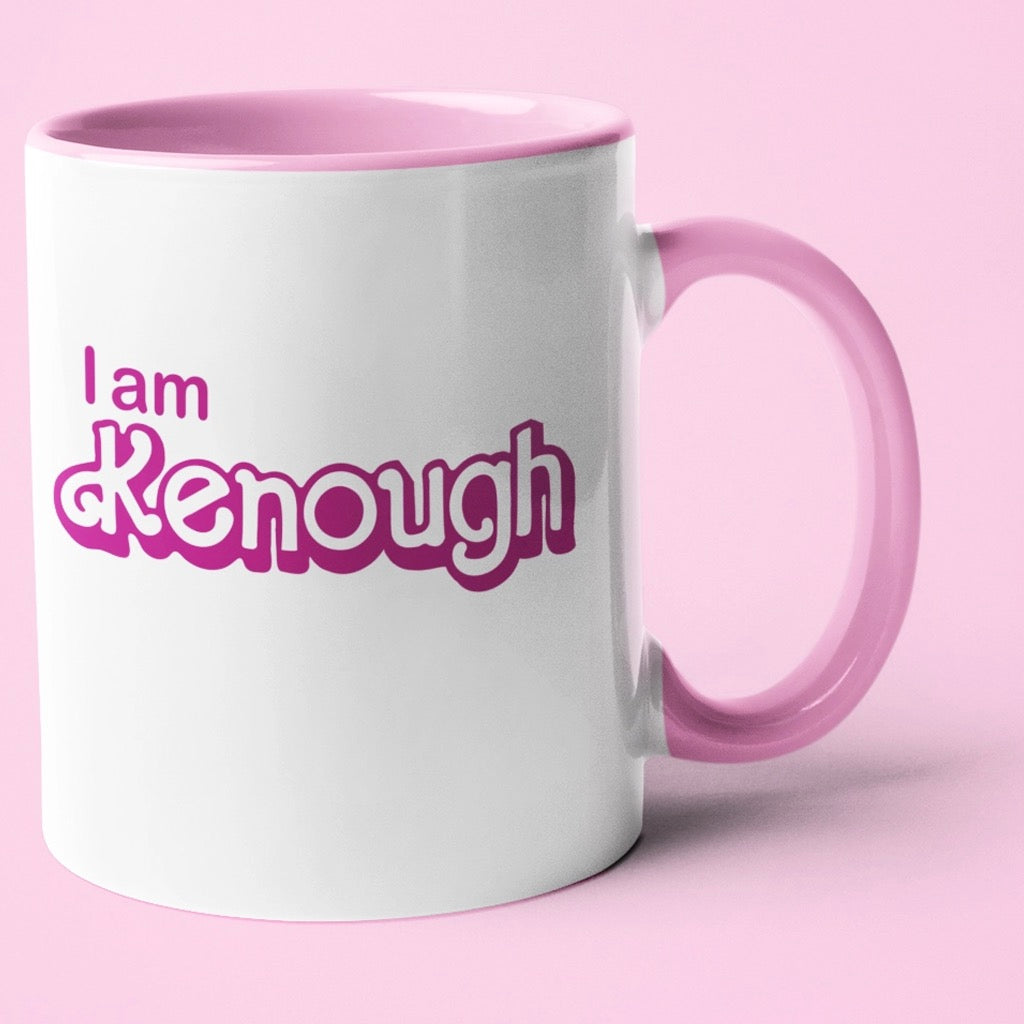 I Am Kenough - Pink Barbie Mug.